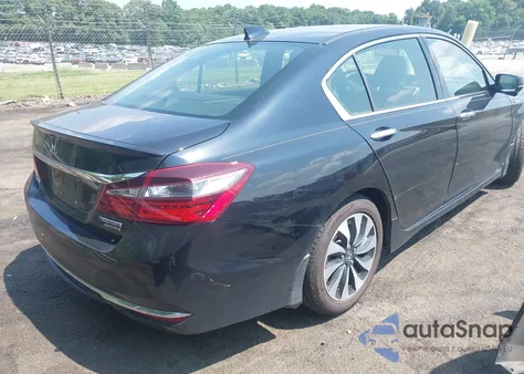 2017 Honda Accord Hybrid Touring из США, поврежденный, VIN JHMCR6F74HC005706